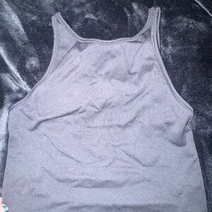 Athleta Women's Black Ribbed Tank Top